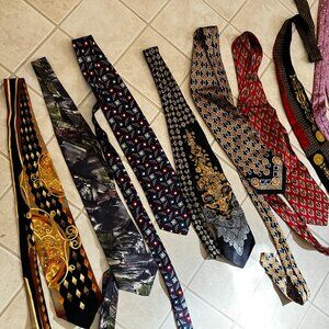 Men's luxury ties-- TEN!
